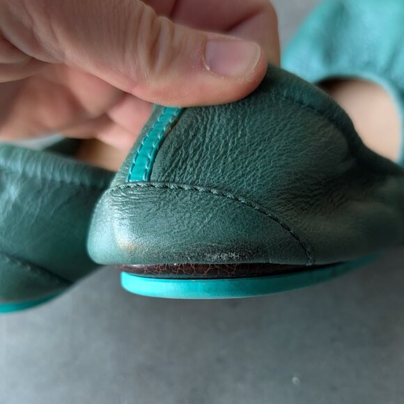 Tieks Pacific Green Ballet Flat size 8 - Picture 7 of 12